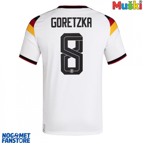 Njemačka Leon Goretzka #8 Domaci Dres SP 2026 Kratak Rukav